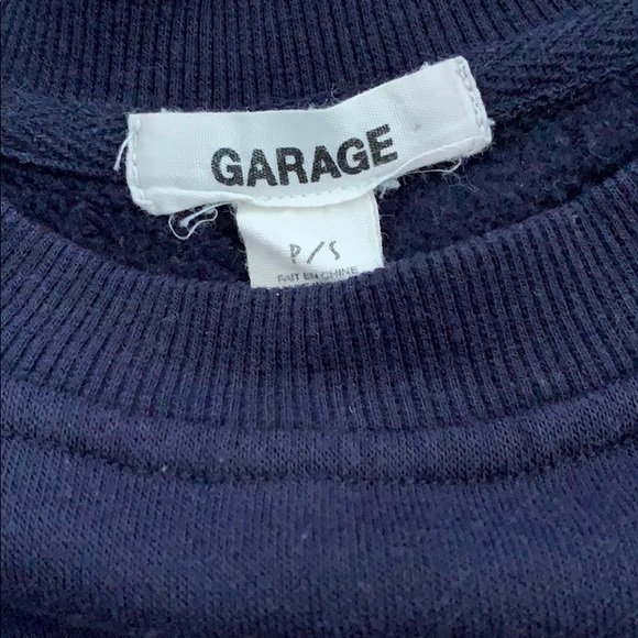 navy blue pullover hoodie | Garage - Picture 2 of 3